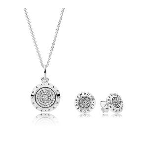 Pandora earring and necklace gift set